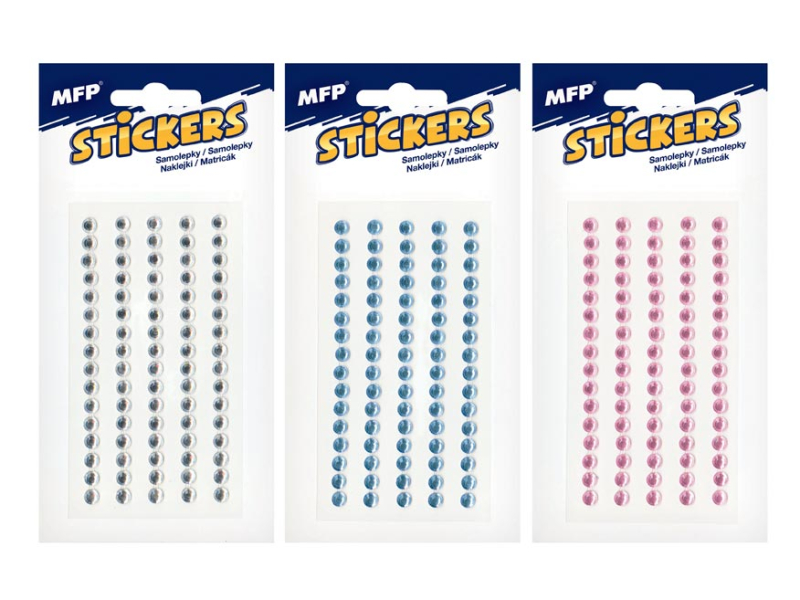 Samolepky kamínky 5 mm