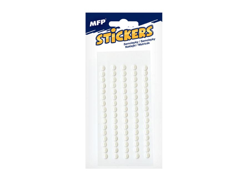 Samolepky perličky 5 mm