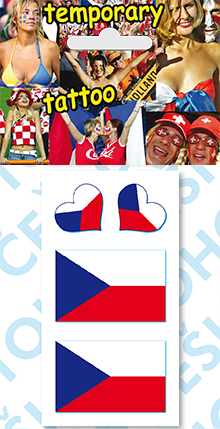 Tetování vlajky ČR