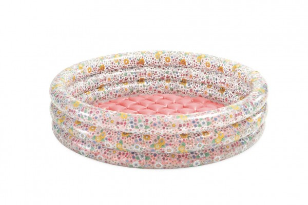 Nafukovací bazén, kulatý, květinový