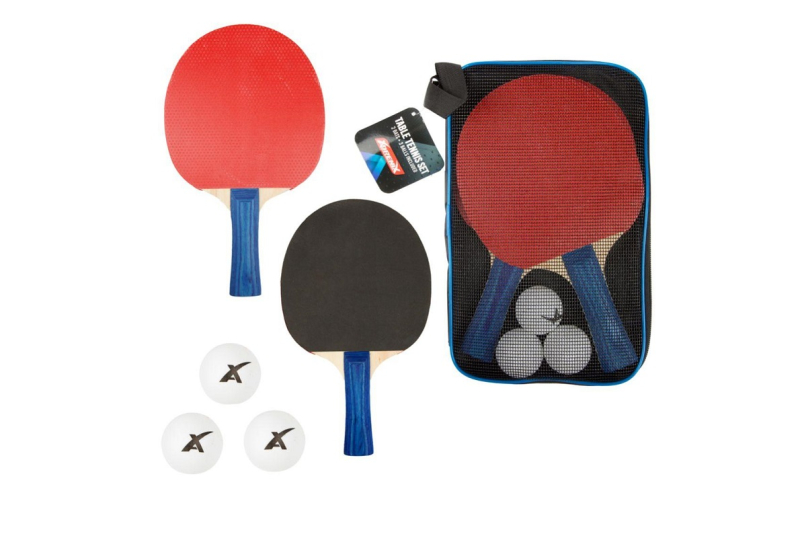 Stolní tenis, pingpongová sada 2 pálky a 3 míčky