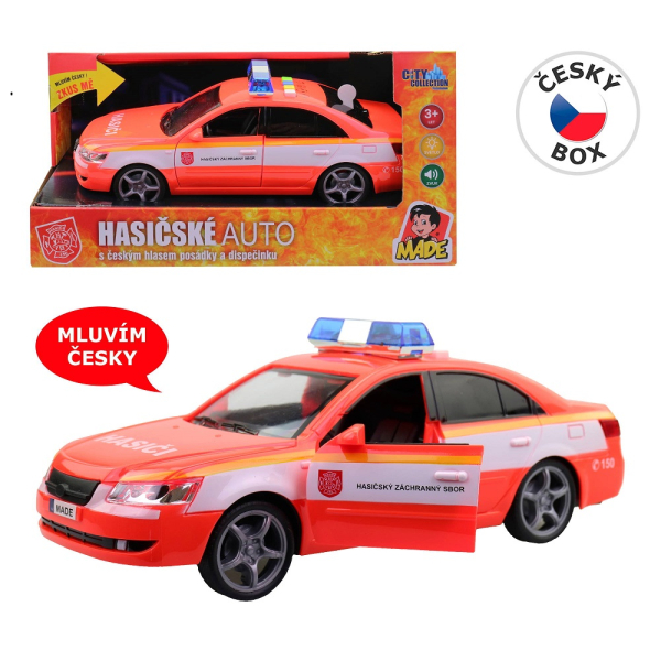 Auto hasičské, osobní, český hlas