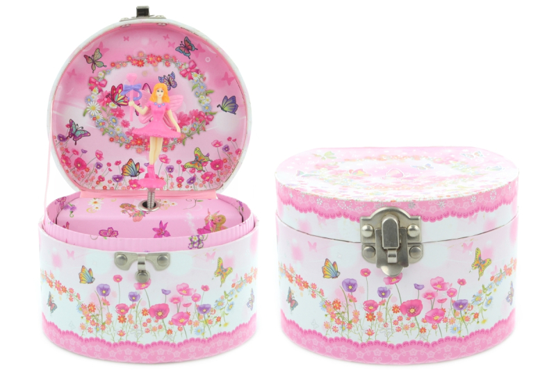 Šperkovnice, hrací skříňka s vílou