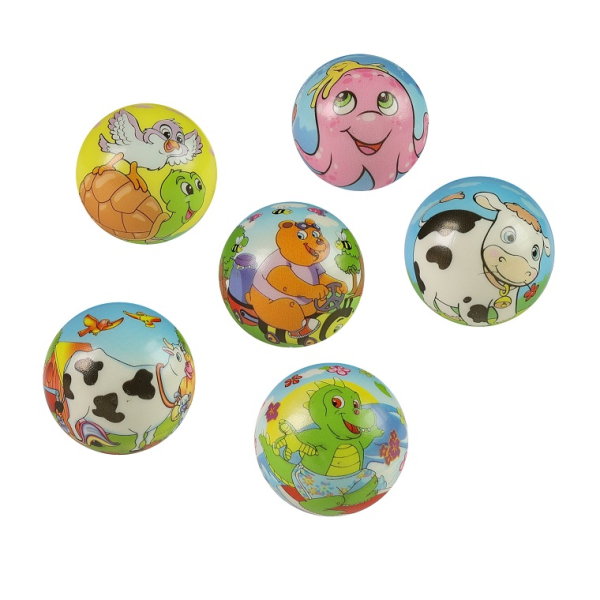 Míček skákací zvířátka 6cm