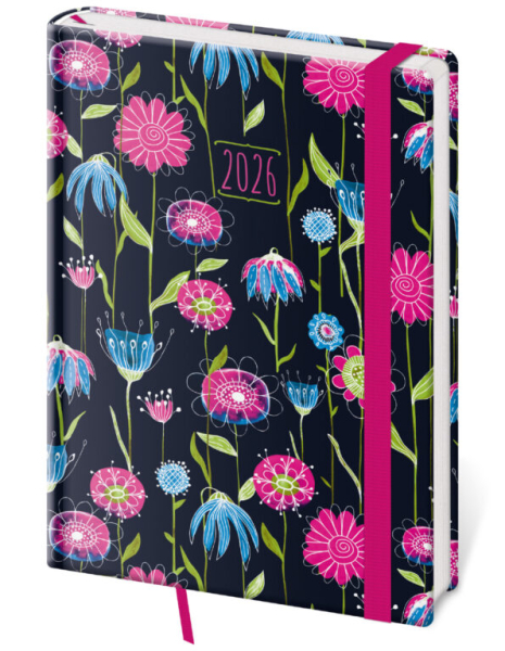 Diář denní A5 Vario s gumičkou