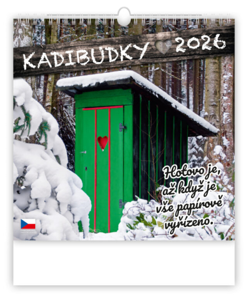 Kalendář nástěnný, Kadibudky, Helma