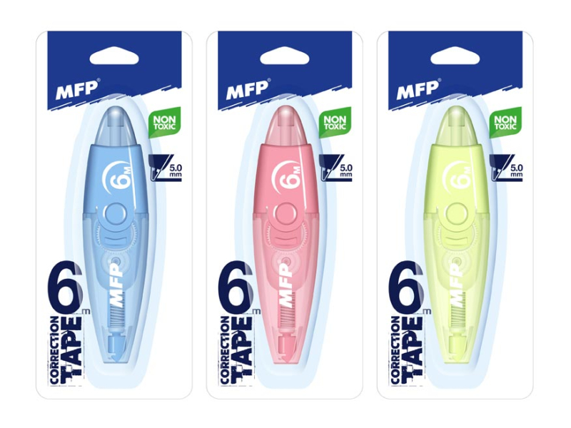 Opravný, korekční strojek 6 m cvakací