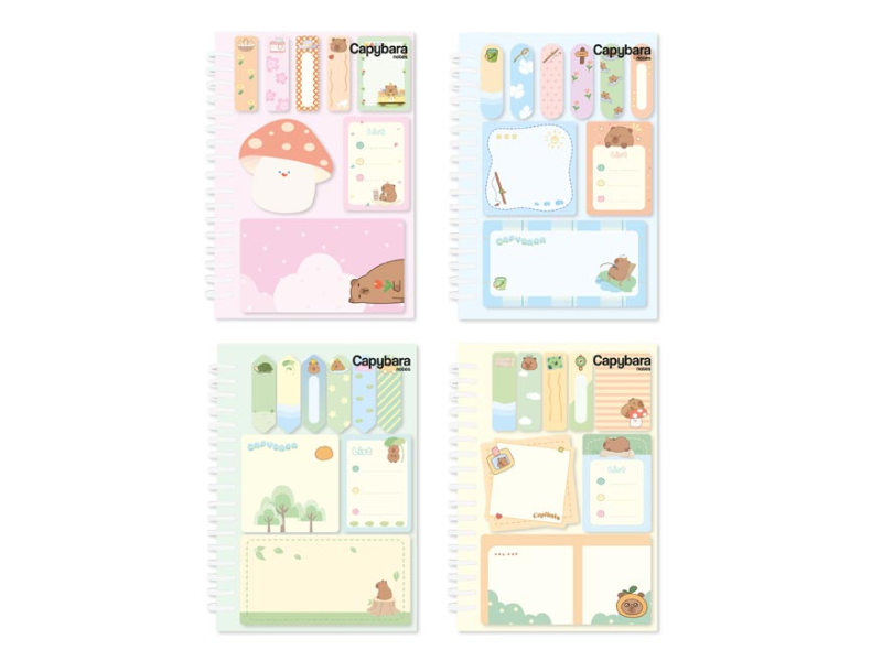 Bloček Capybara se samolepícími bločky