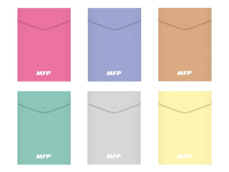 Desky A6 s drukem na výšku, pastelové barvy