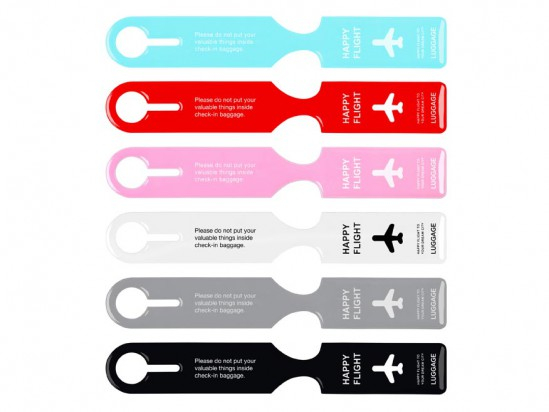 Jmenovka na kufr Happy Flight