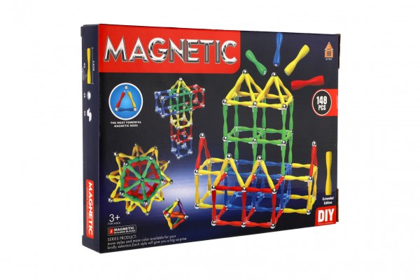 Stavebnice magnetická, 148 kusů
