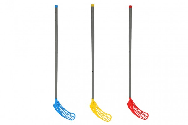 Hokejka florbal, Zahnutá do leva, Plast 115cm