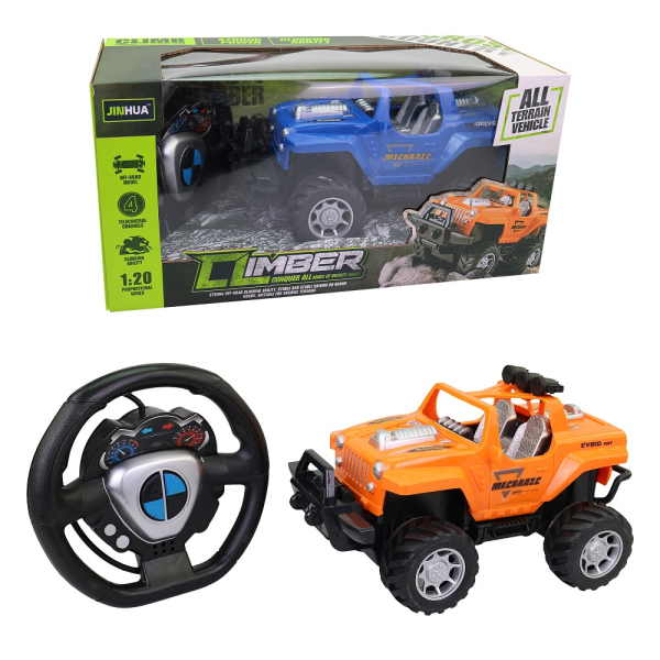 Auto terénní na dálkové ovládání, světlo