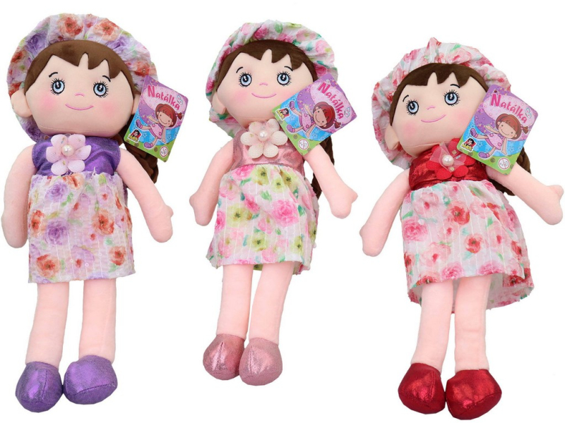 Panenka textilní, květinka