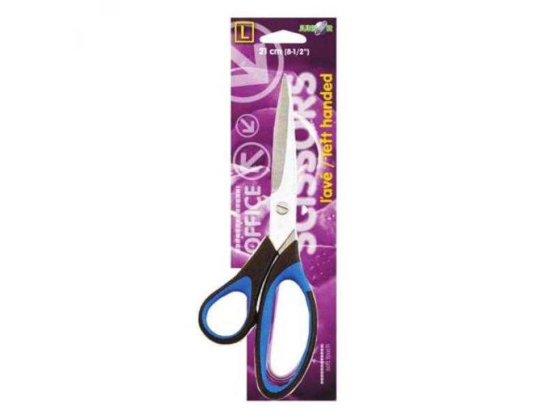 Nůžky pogumované 21,5cm pro leváky