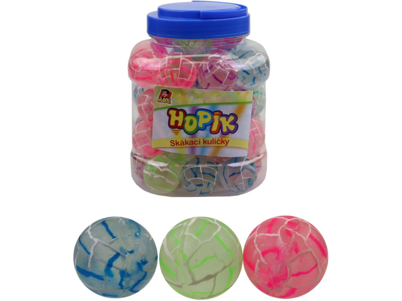 Hopík transparent mramor