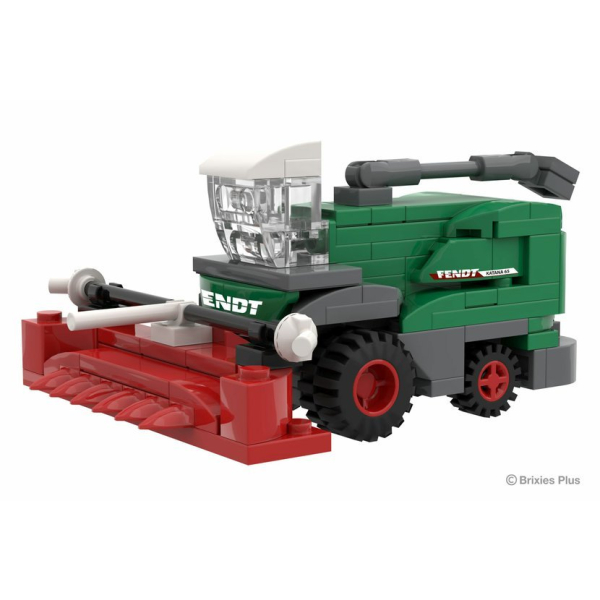 Stavebnice, BRIXIES Plus, Fendt Katana 65 Mini, sklízecí řezačka