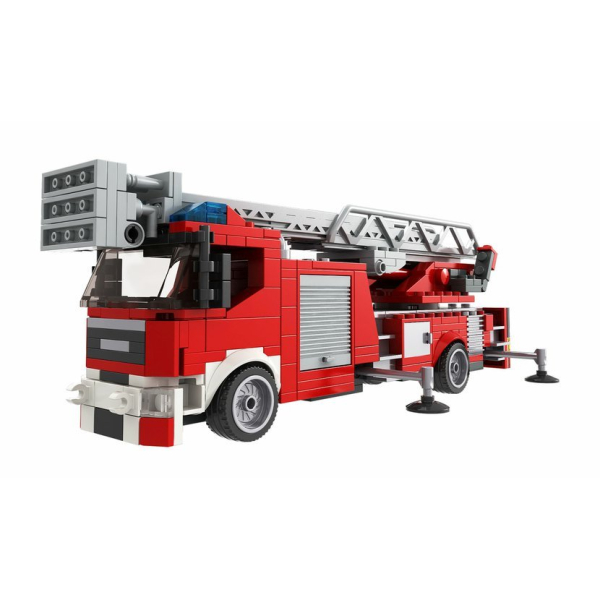 Stavebnice, BRIXIES Plus, Hasičcký vůz s otočným žebříkem