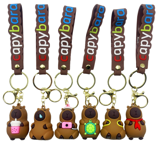 Přívěsek, klíčenka, capybara