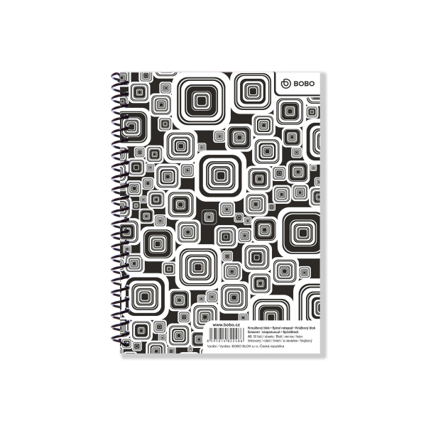 Blok A5 spirála bok