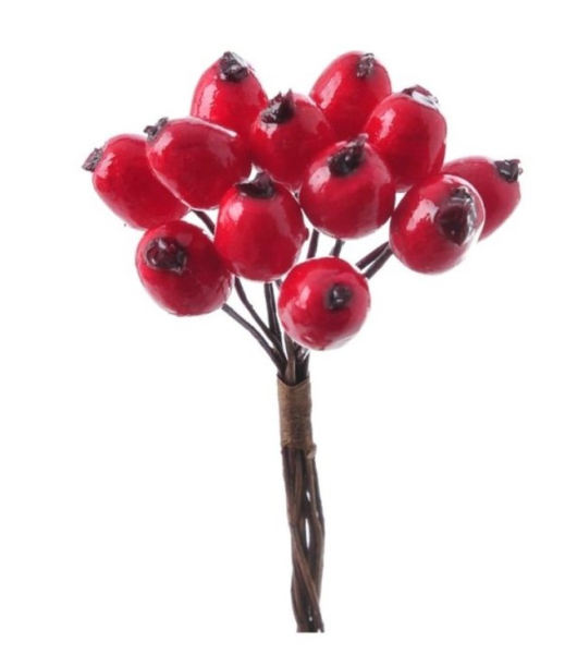 Šípek na drátku, 12 kusů, přízdoba