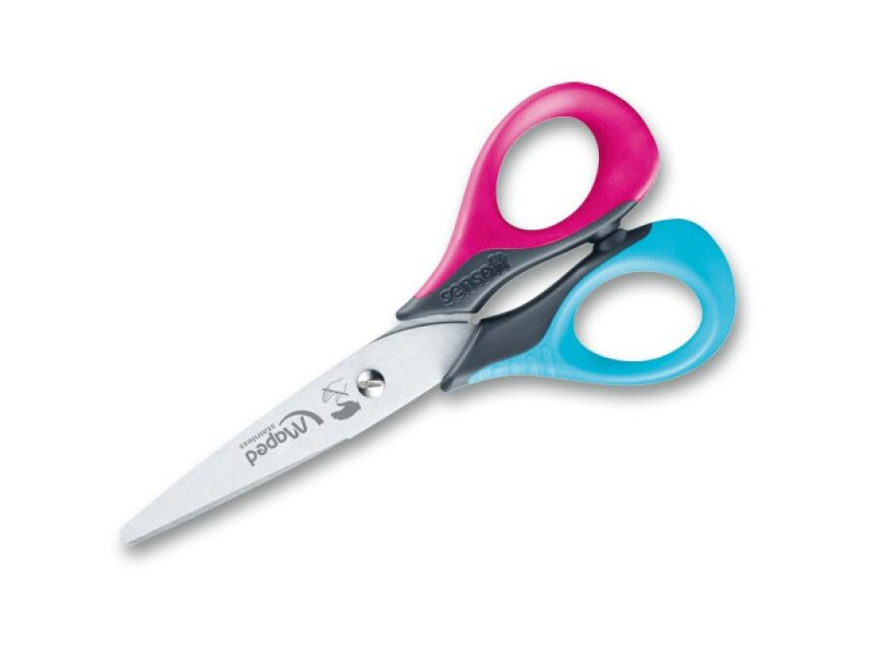 Nůžky pro leváky, Maped Sensoft, 13cm