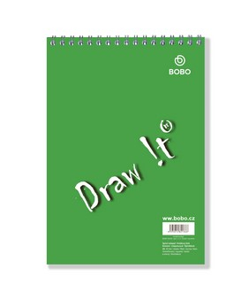 Blok A5 ctverečkový horní vazba Draw it!
