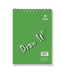 Blok A6 čtverečkový horní vazba Draw it!