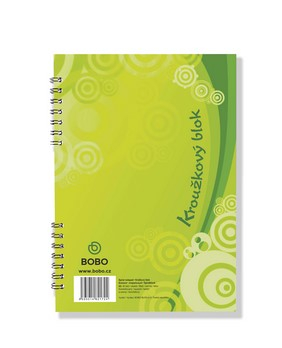 Blok A5 spirala na boku čtverečkový