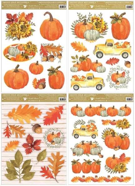 Fólie na okno, Podzim