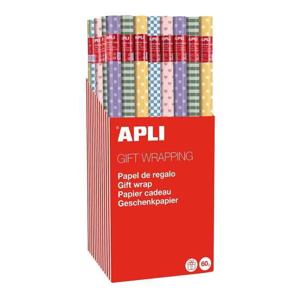 Balicí papír, 2m-70cm, 5 vzorů