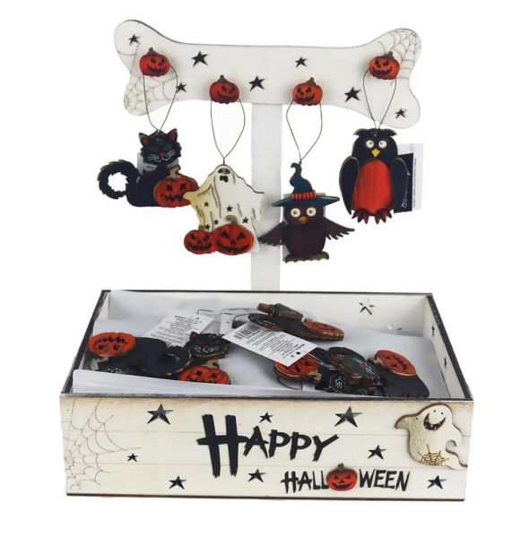 Dekorace, Halloween, dřevěné