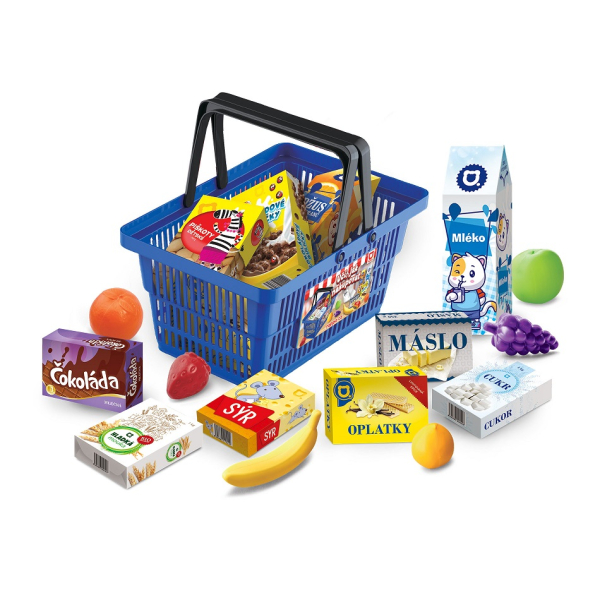 Košík nákupní s potravinami