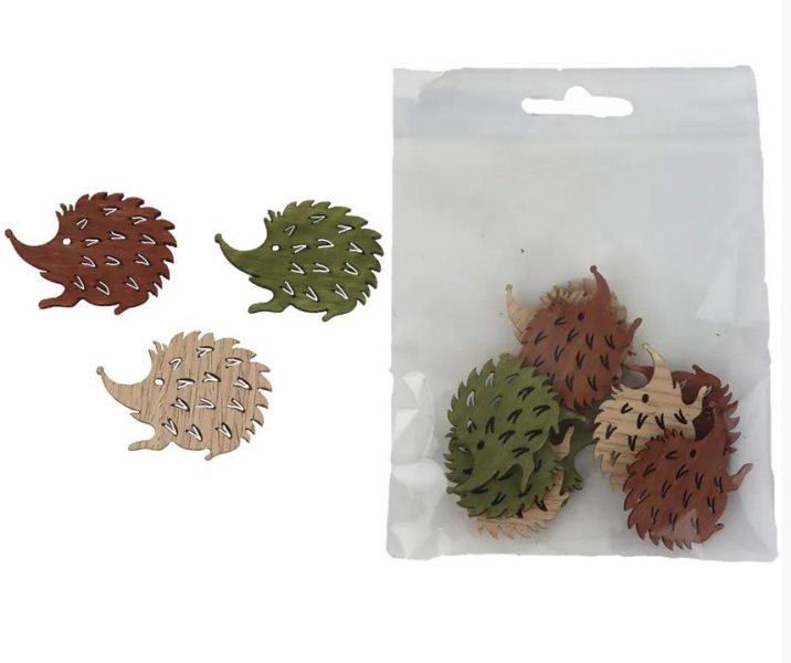 Ježek dekorační, 10 kusů