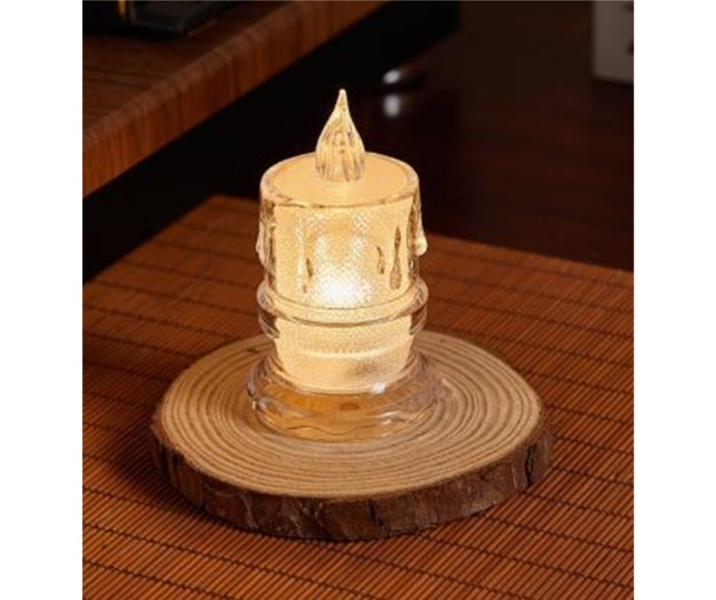 Svíčka LED světlo čirá