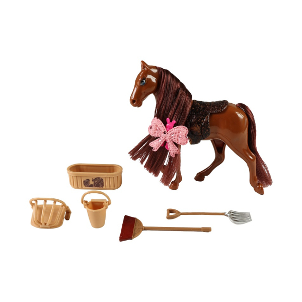Kůň plastový s příslušenstvím
