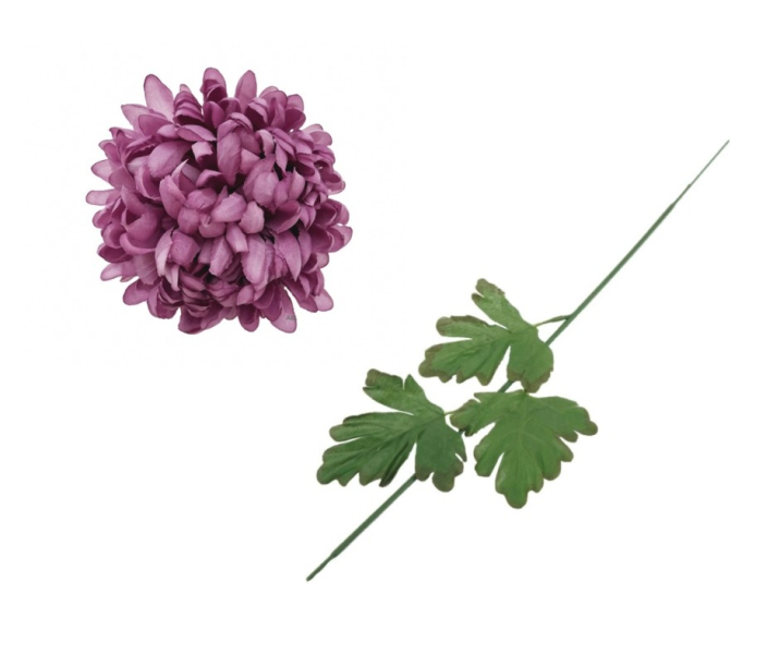 Chryzantéma látková lila