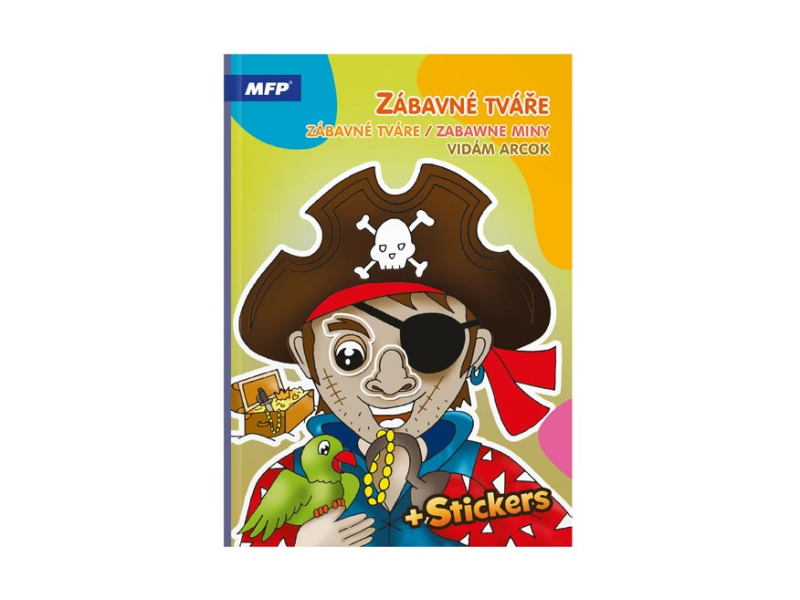 Omalovánky se samolepkami A4 16 listů zábavné