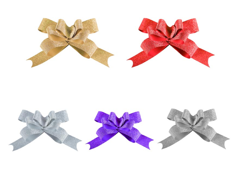 Stuha stahovací 50 cm glitrová