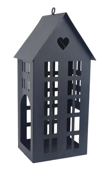 Domeček na svíčku, kovový