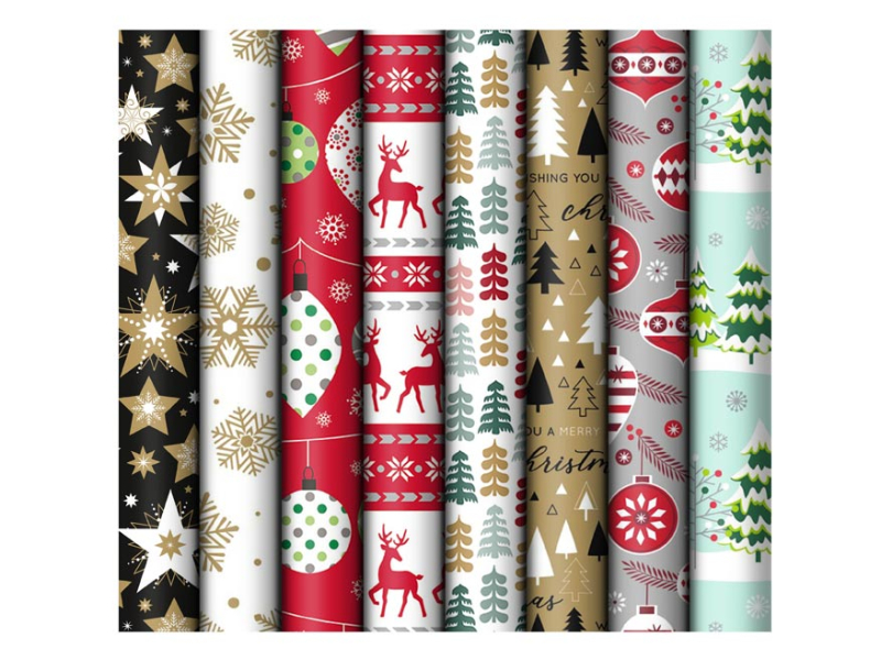 Balicí papír vánoční na roli 5 metrů
