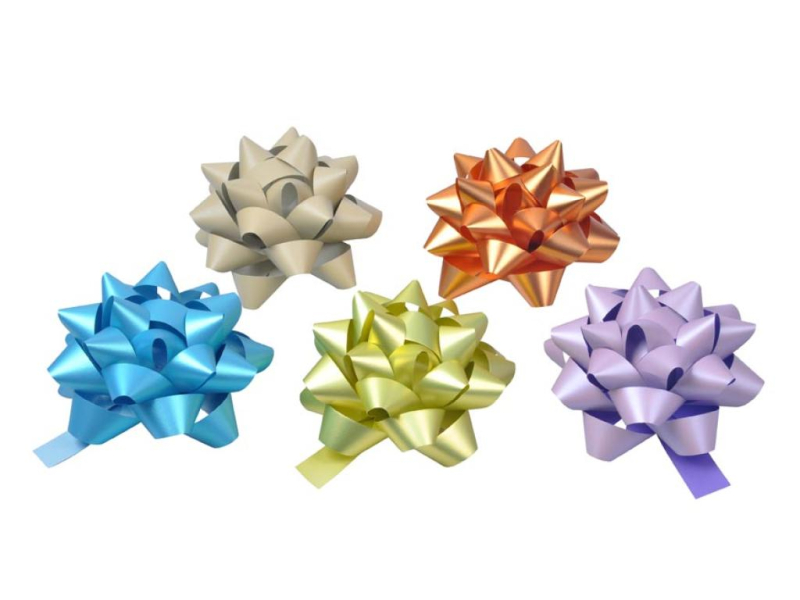 Hvězdička roseta 12,5 cm metal mat