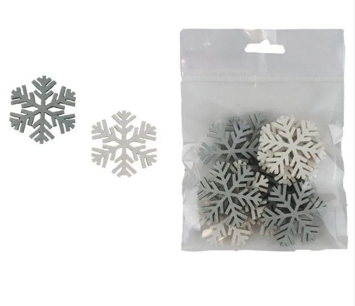 Vločka dekorační 12 kusů