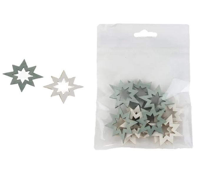 Vločka dekorační 12 kusů