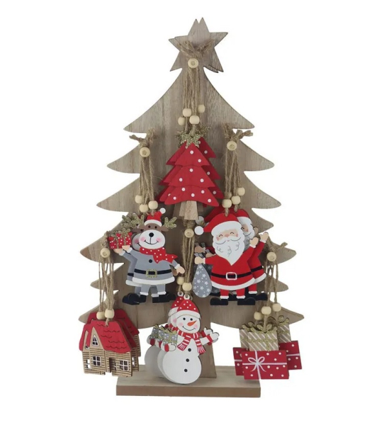 Ozdoby dřevěné červené