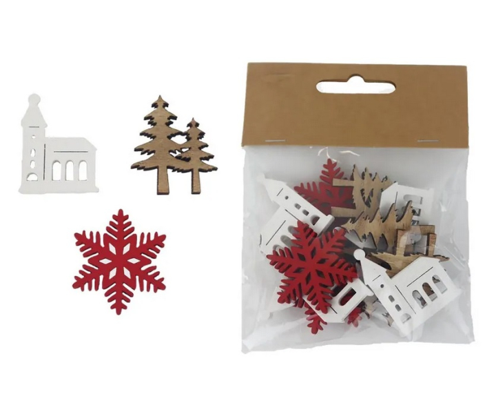 Přízdoby vánoční 12 kusů