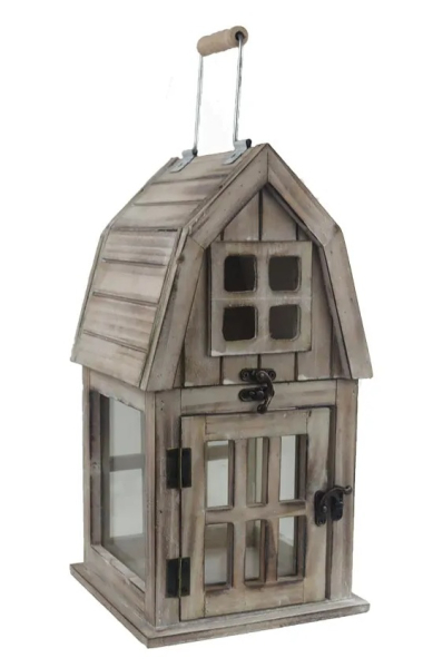 Lucerna dřevěná 35cm