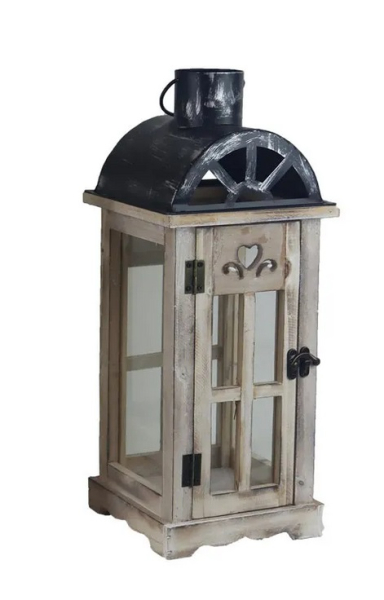 Lucerna dřevěná 41,5cm