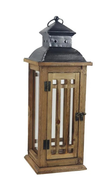 Lucerna dřevěná 46,5cm