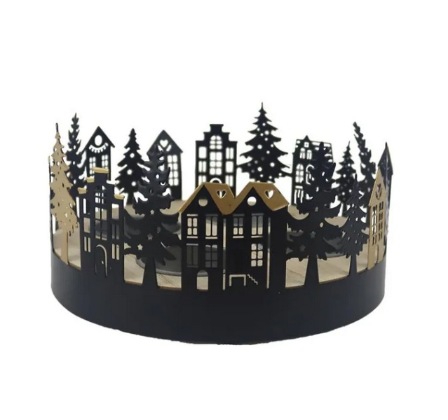 Adventní svícen kulatý